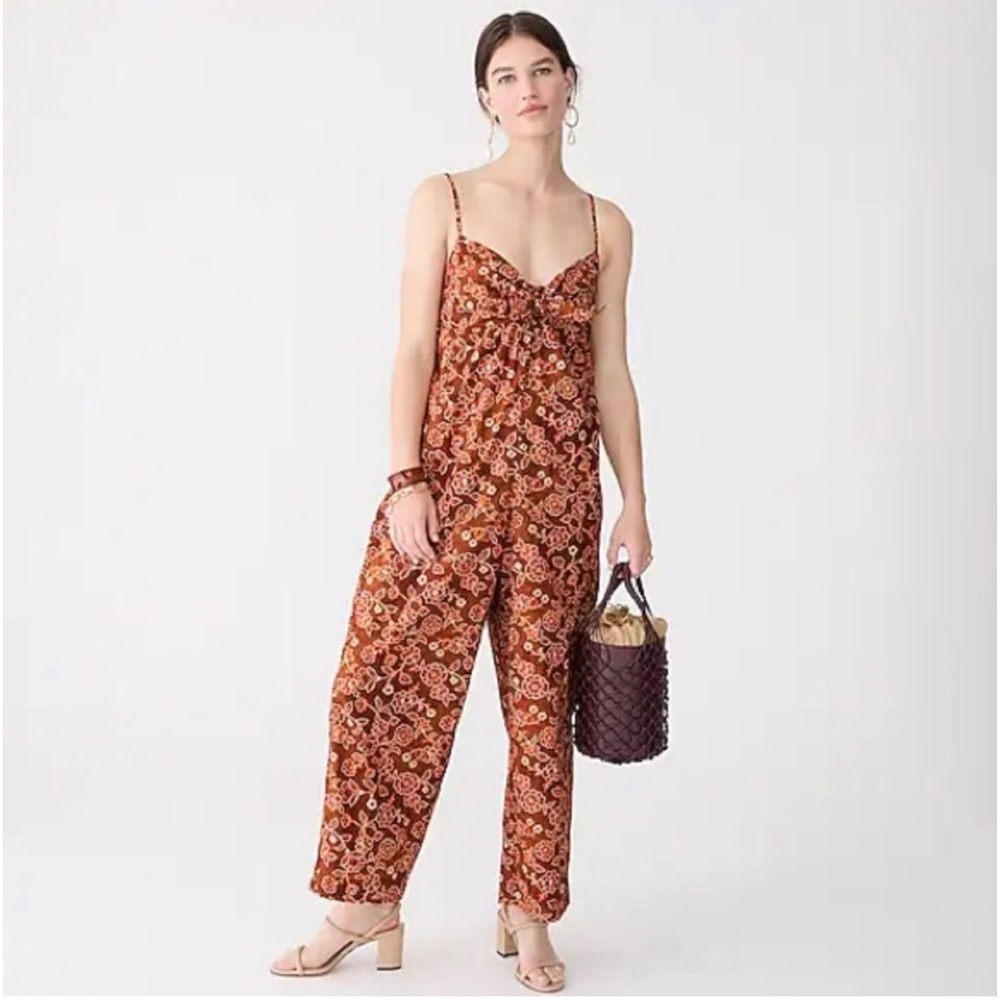 J.Crew tie front jumpsuit